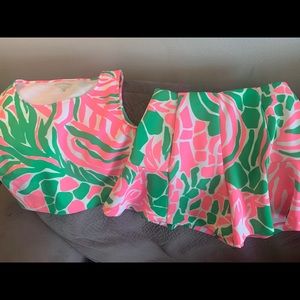 Lily Pulitzer 2 piece set shorts and tank